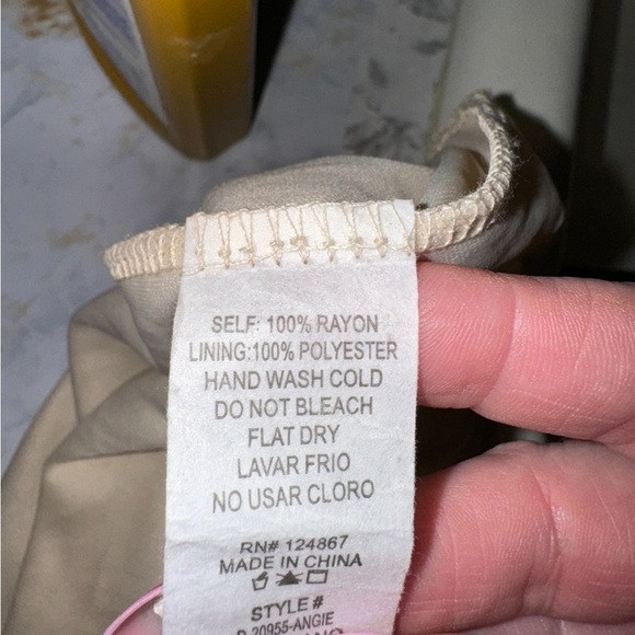 Patrons of Peace Women's Floral Ruffle Mini Dress Pink multi  Size L - Picture 4 of 14